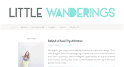 Desktop Screenshot of littlewanderings.com